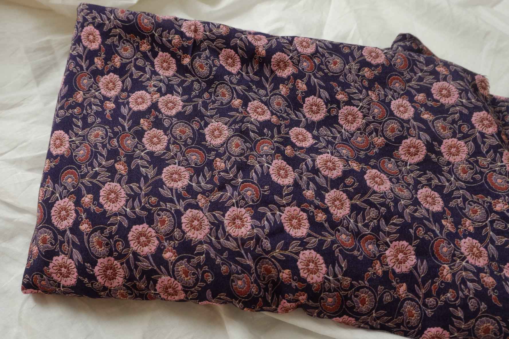 Vintage Floral Cotton Voile Fabric, Soft Airy Dress Weight, 3 Yards