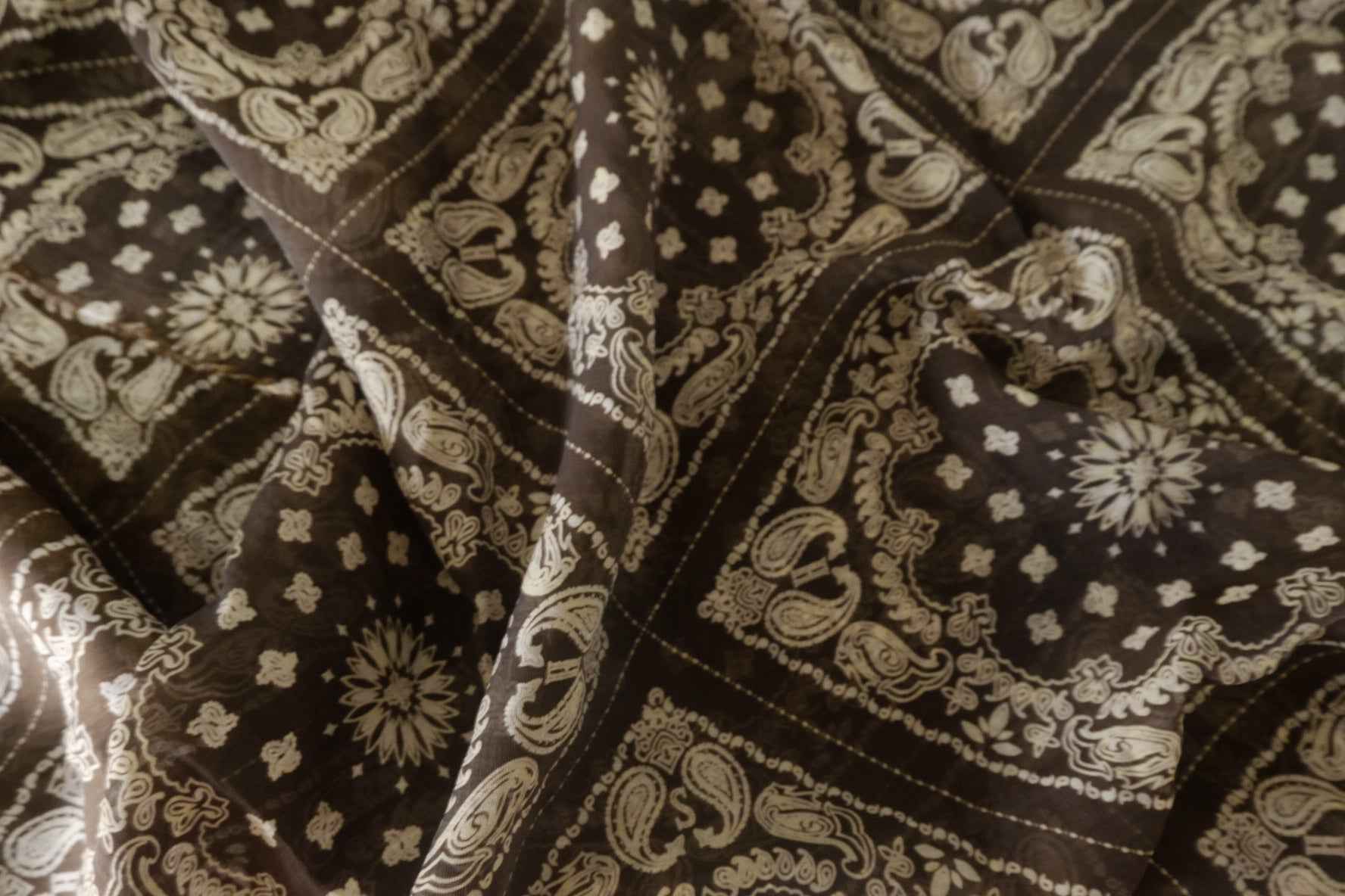 Espresso Bandana Print Tencel Cotton – 3.3 yd