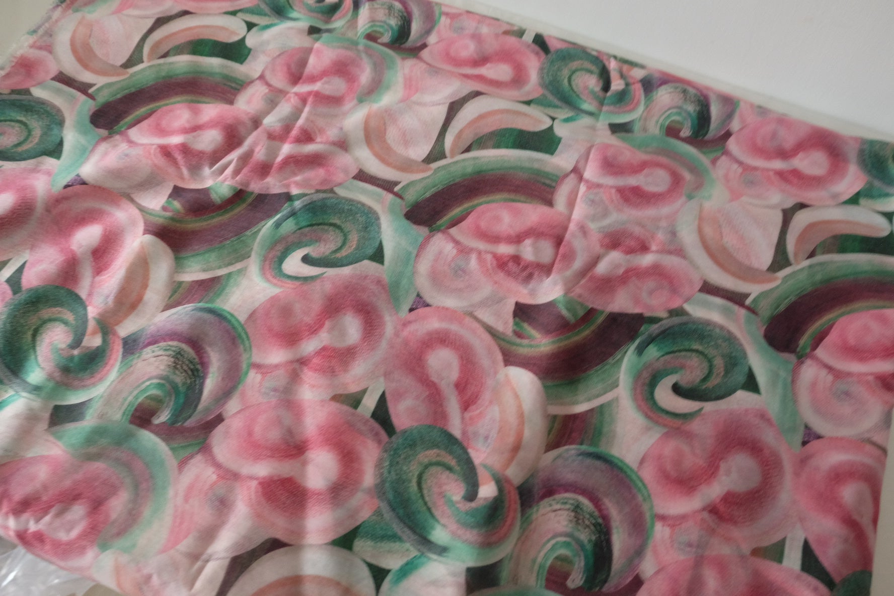 Abstract Swirl Tencel Blend Fabric – 2.2 yd