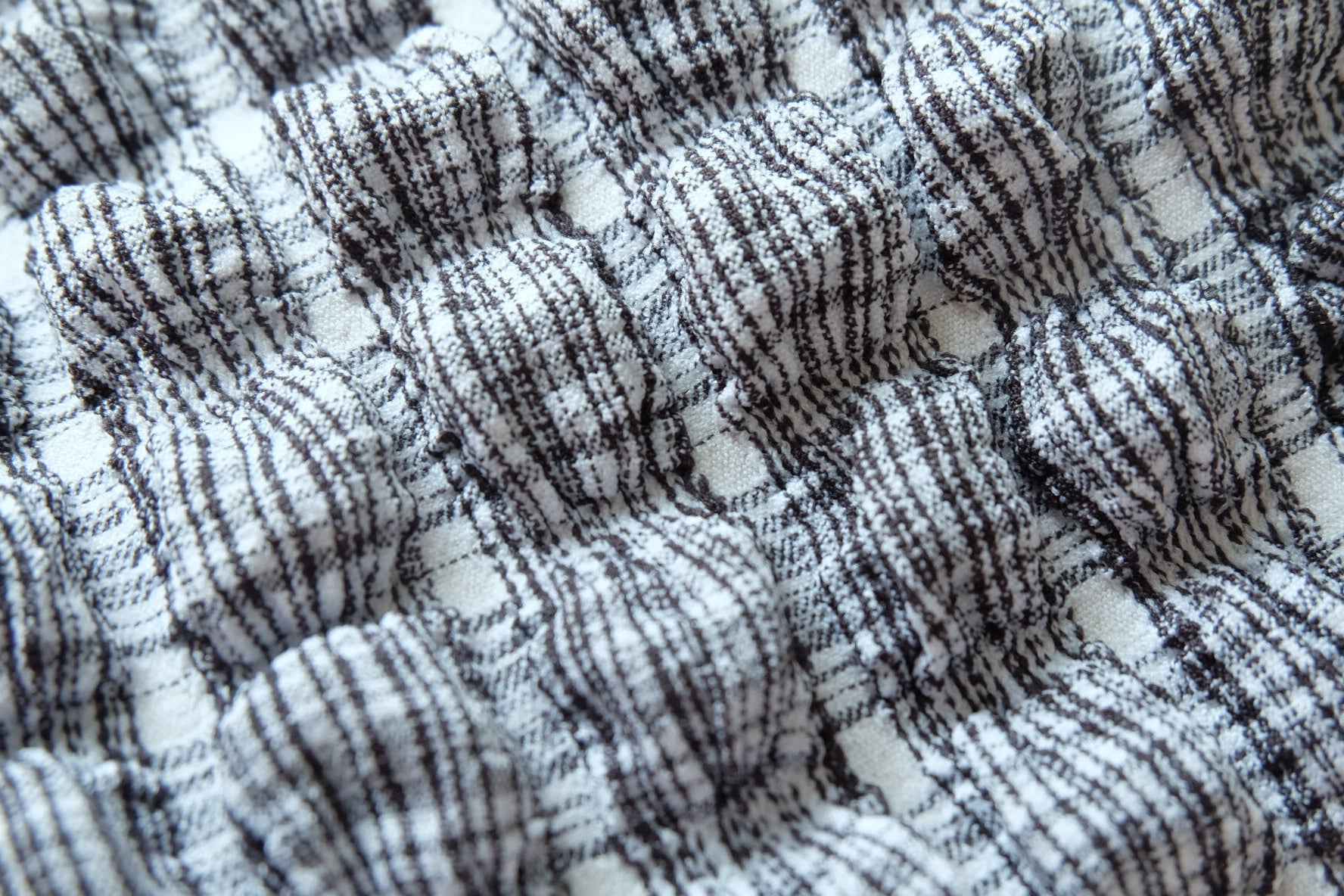 Textured Stretch Polyester Fabric, Voluminous Novelty Fabric for Puff Skirts, 1.09 Yards