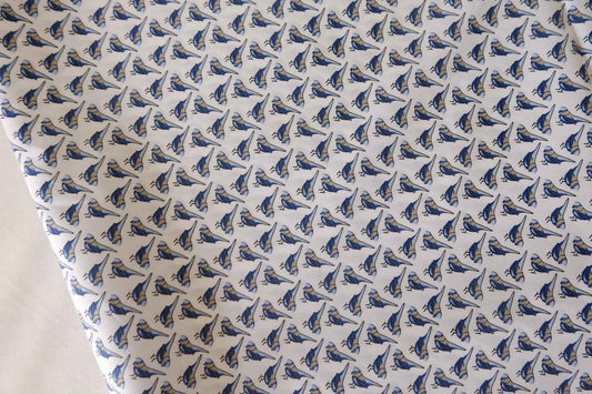 Blue Bird High-Count Cotton Lawn Fabric – 2.2 yd