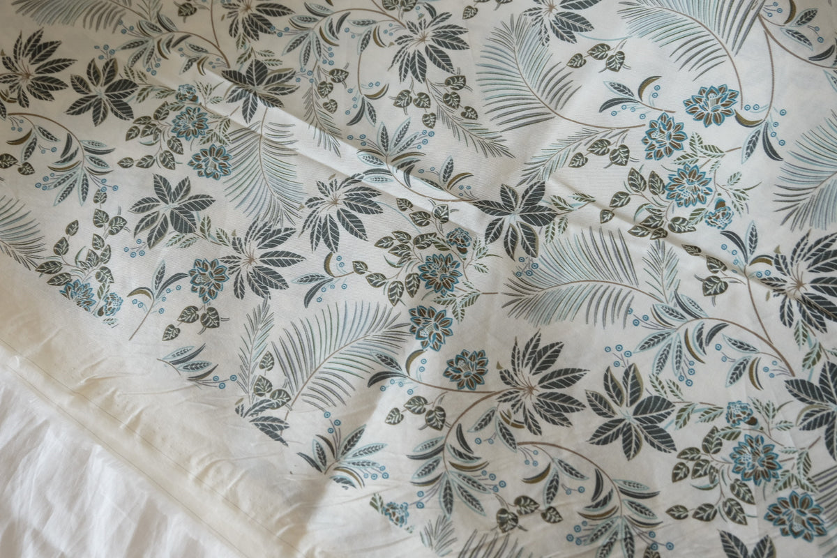 Quiet Tropical Garden – Cotton Print Fabric – 2.84 yd