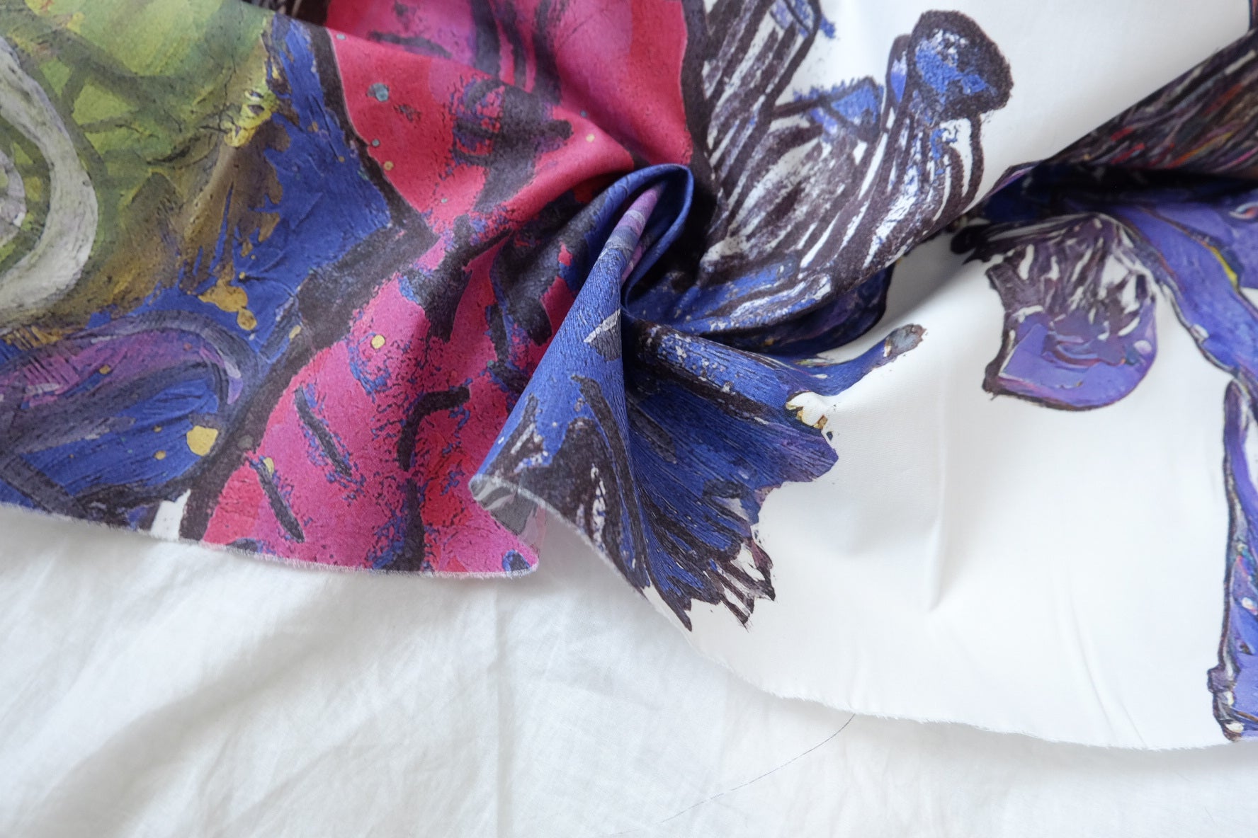 Abstract Bloom High-Density Cotton Poplin, 2.2 Yards