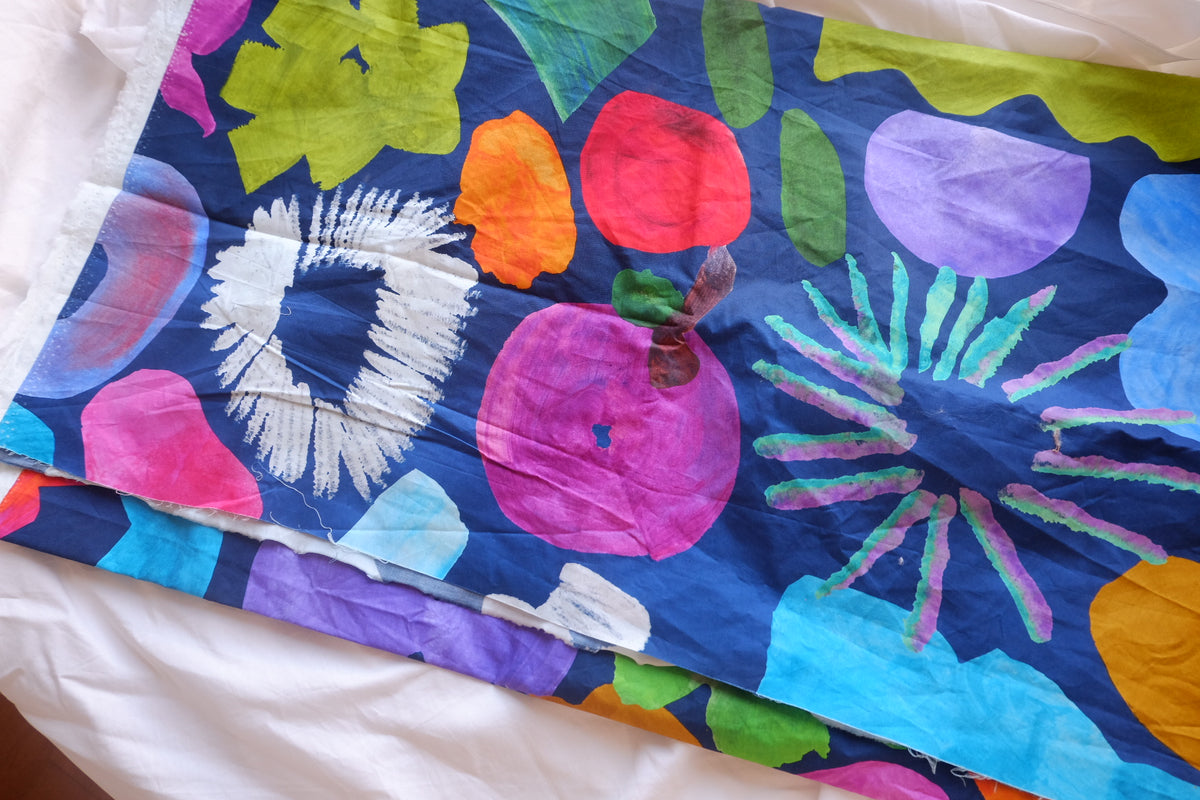 Bold Abstract Heavy Cotton Poplin – 1.6 yd