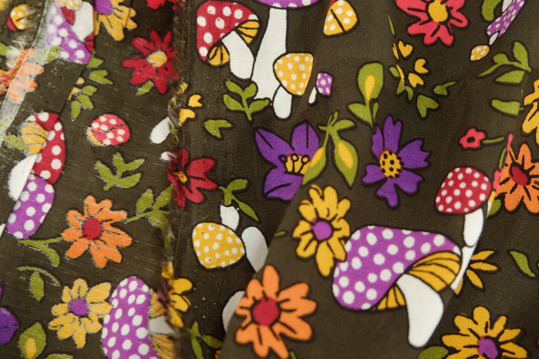 Woodland Mushroom Viscose Poplin – 3.3 yd