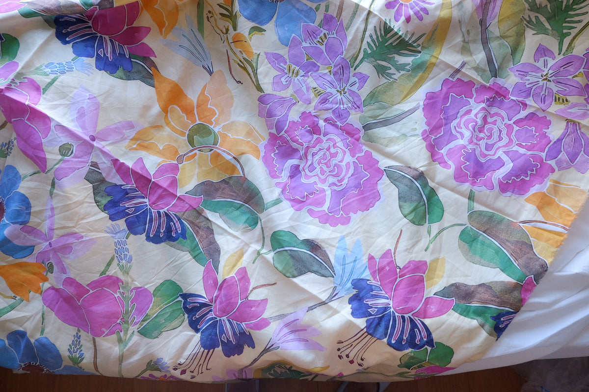 Watercolor Garden Cotton Batiste – 3.3 yd