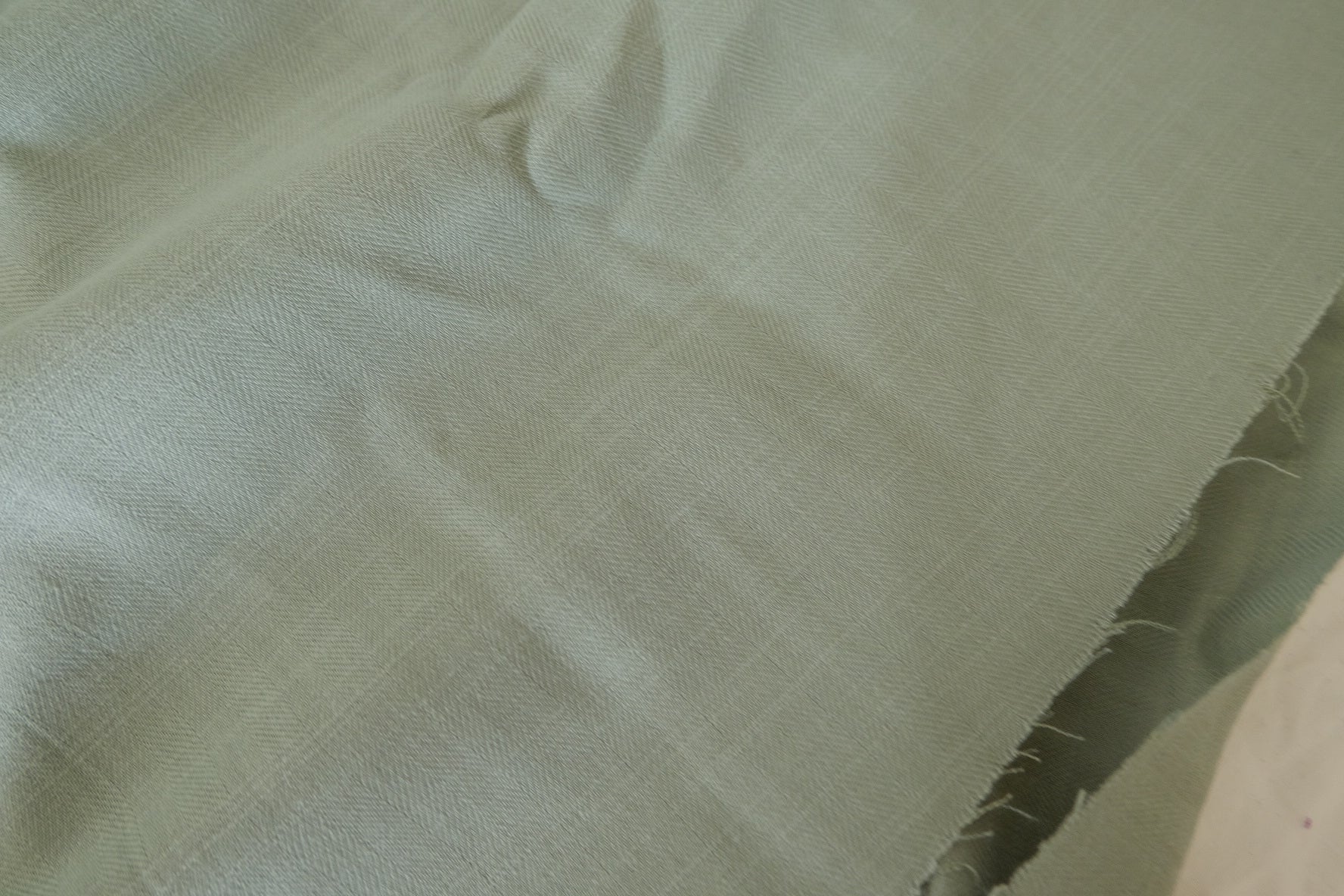 Super Soft Cotton Linen Blend Fabric in Sage Grey - 3.3 yd