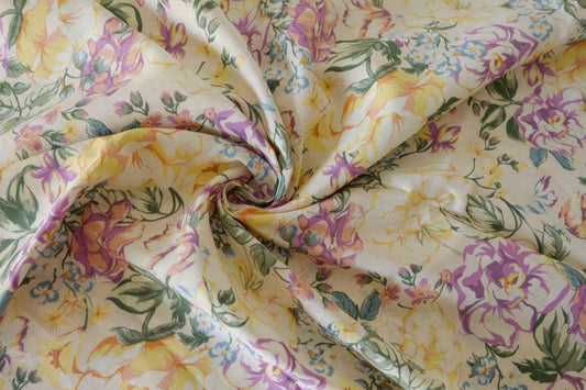 Vintage Garden Cotton Linen Fabric – 3.3 yd