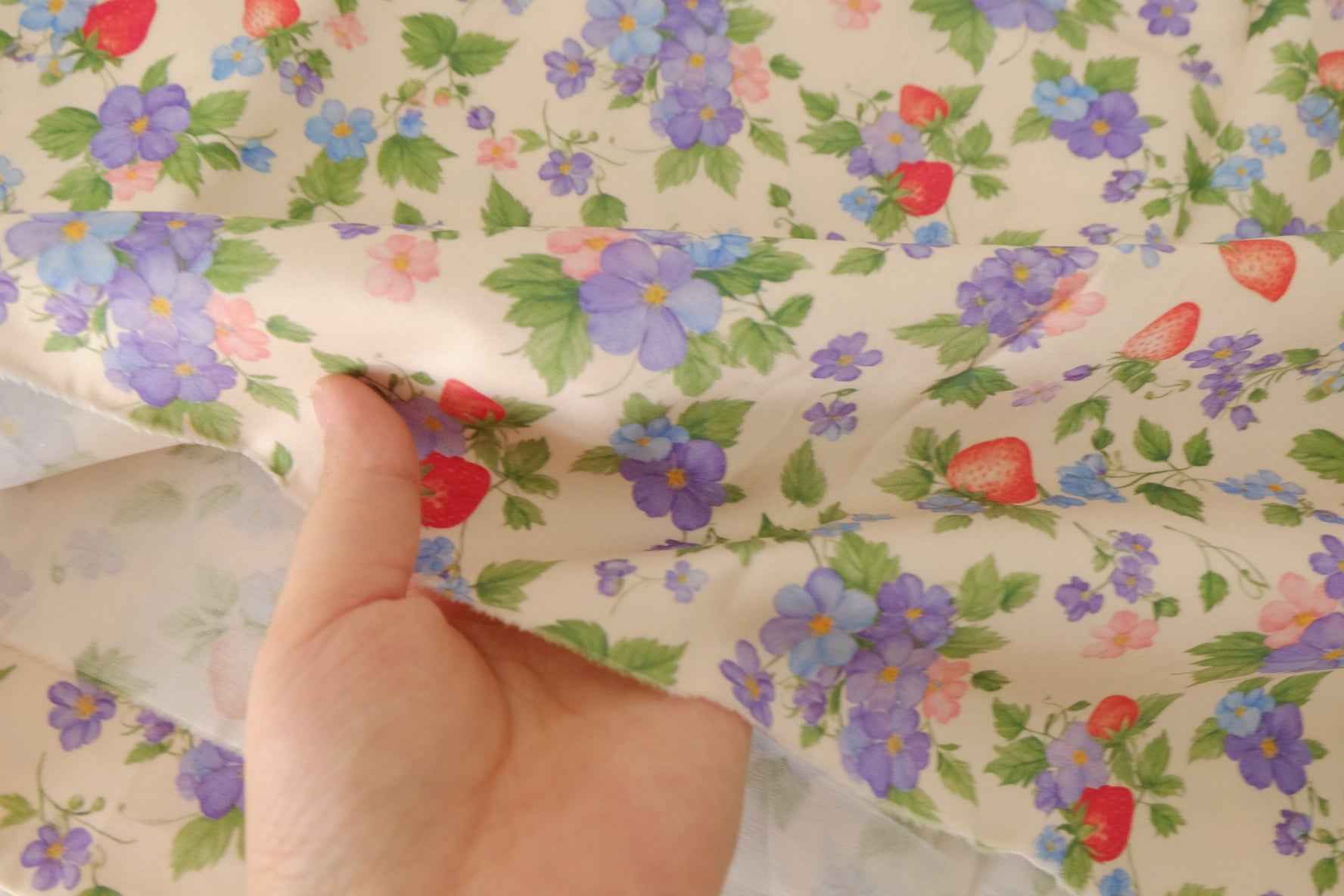 Strawberry Violet High-Density Cotton Sateen – 2.2 yd