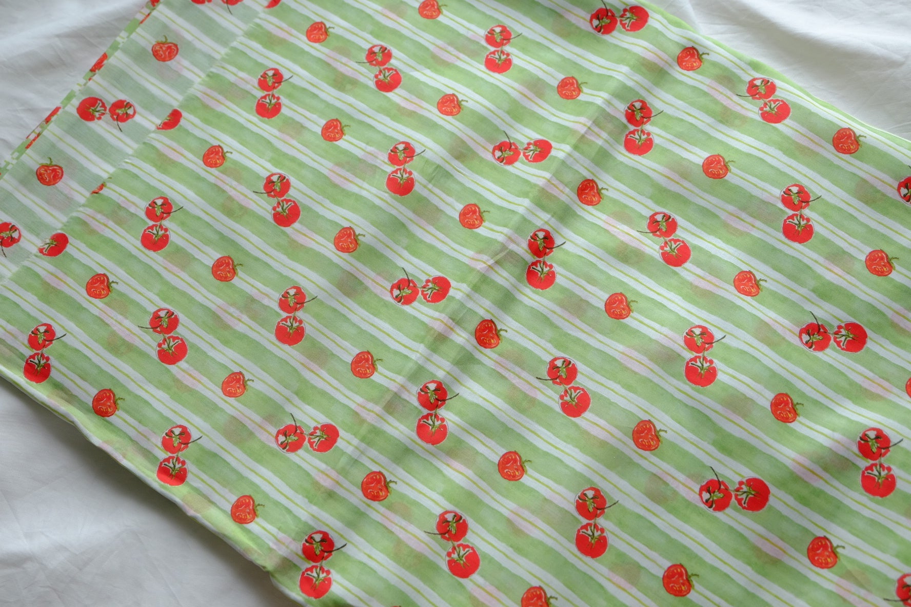 Tomato Stripe 100s Cotton Lawn – 2.7 yd