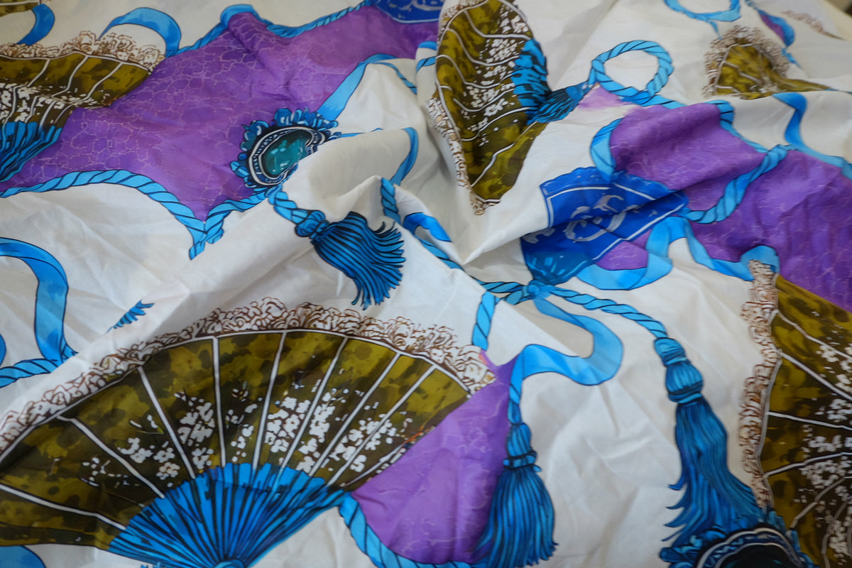 Vintage Oriental Fans Cotton Lawn – 1.75 yd