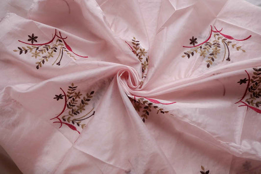 Blush Embroidered Tencel – 1.6 yd