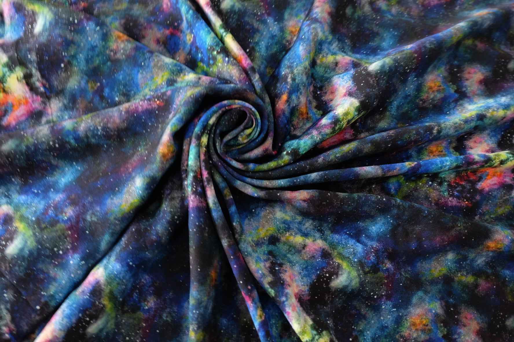 Galaxy Print Rayon Fabric – 1.9 yd