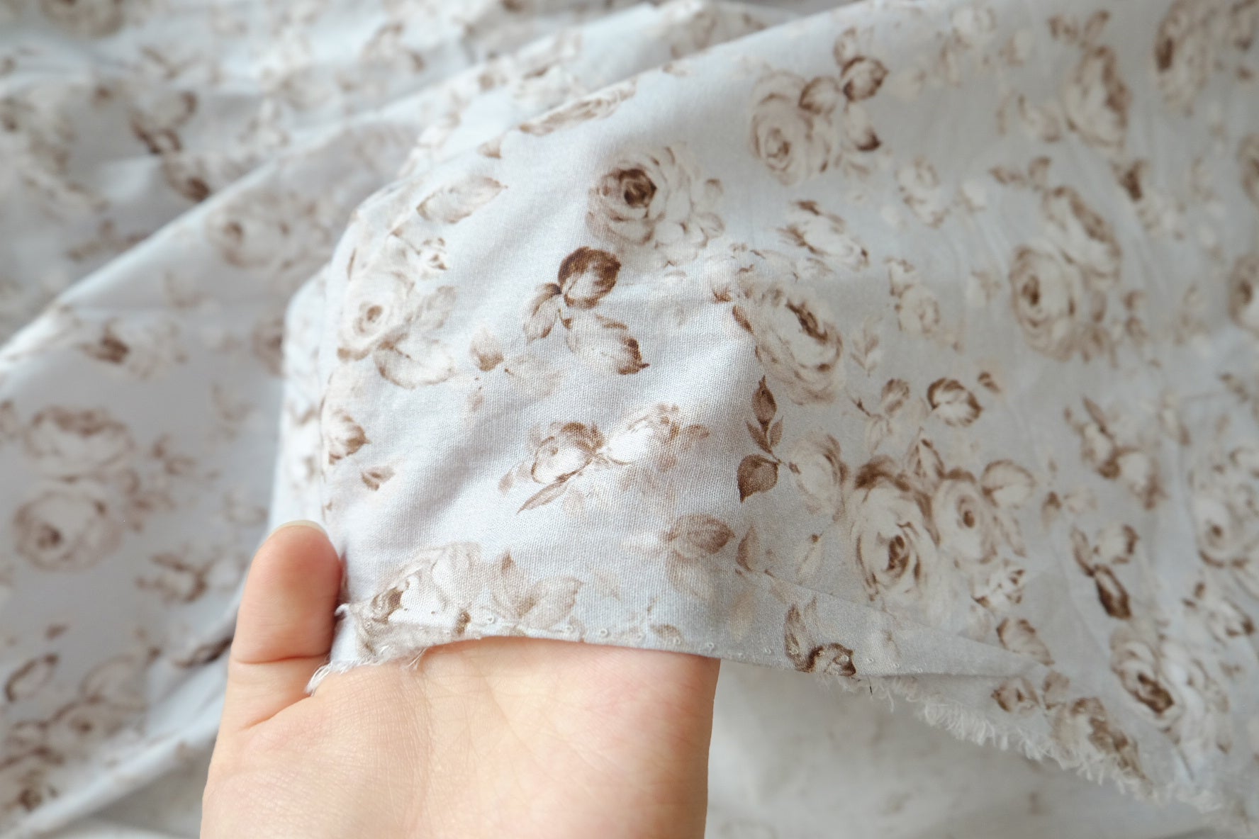 Soft Vintage Rose Cotton, 2.7 Yards