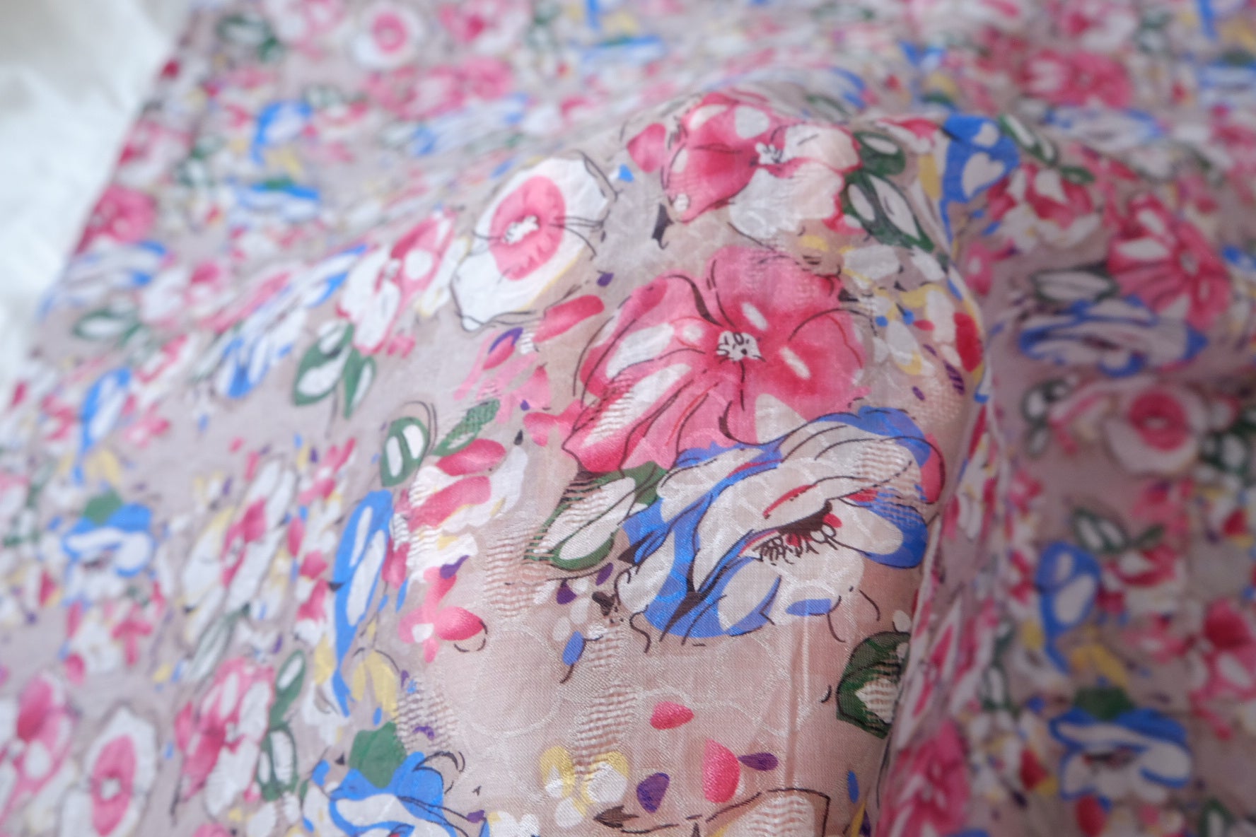 Jacquard Tencel Nylon with Cutwork Detail 2.2 Yards