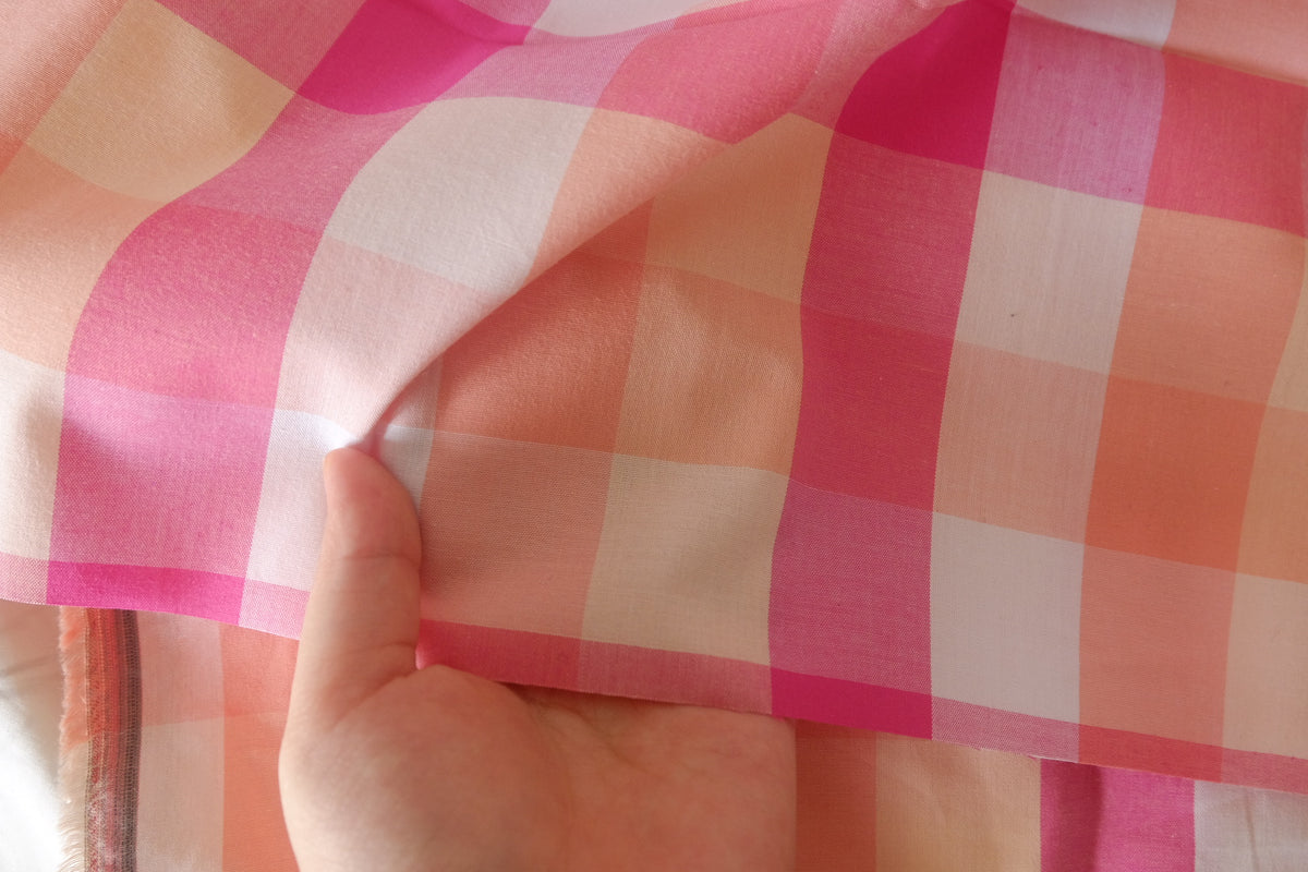 Blush Sorbet Yarn-Dyed Combed Cotton – 3.3 yd