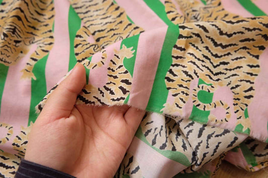 Tiger Stripe Cotton Print — 2.2 yd