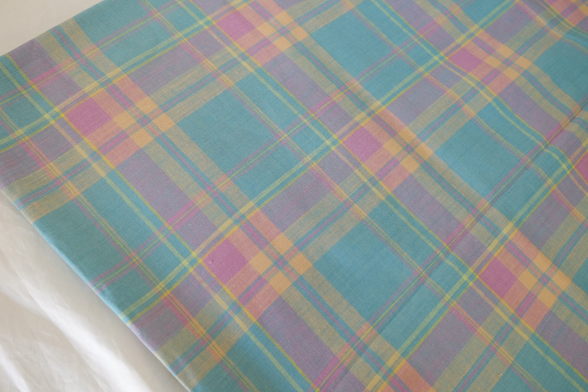 astel Daydream Plaid Linen Cotton – 2.19 yd