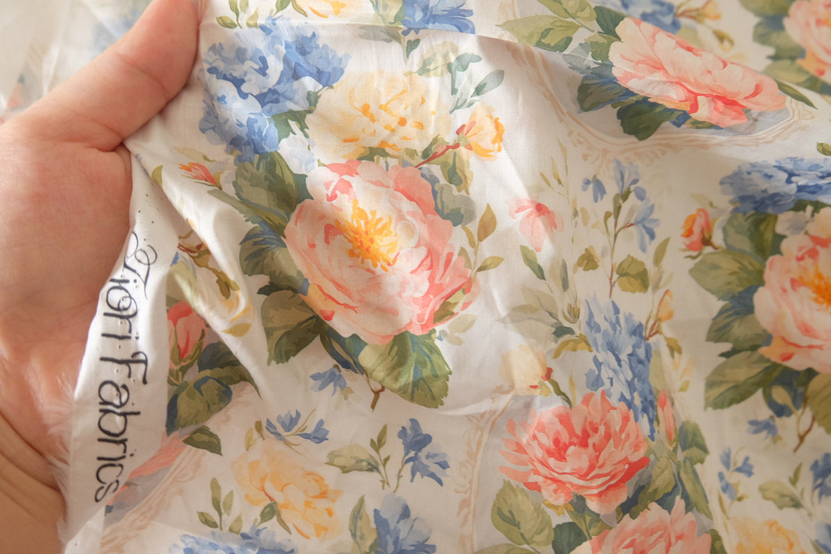 English Rose Garden Cotton Lawn – 1.3 yd