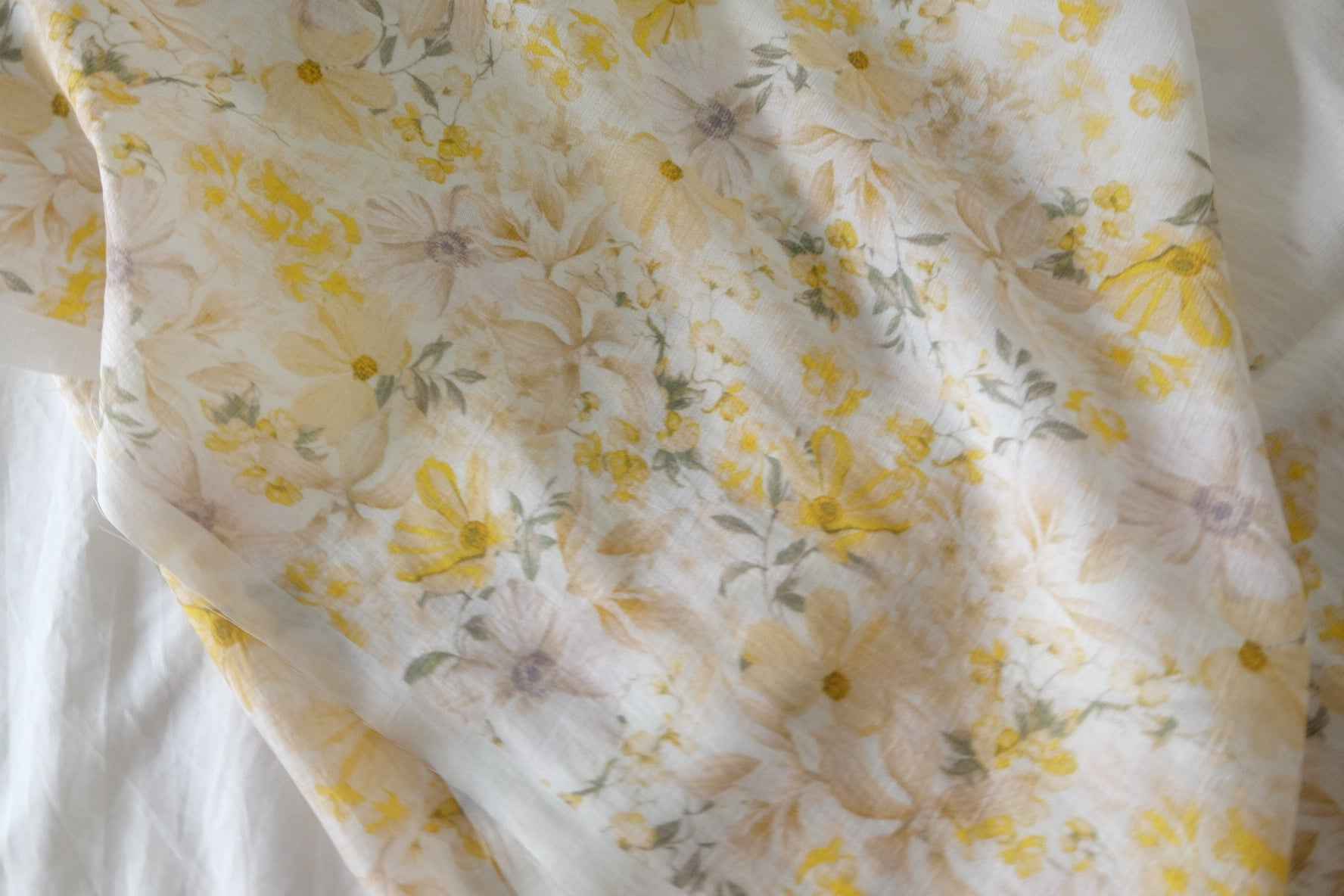 Soft Floral Tencel Blend Fabric – 3.3 yd