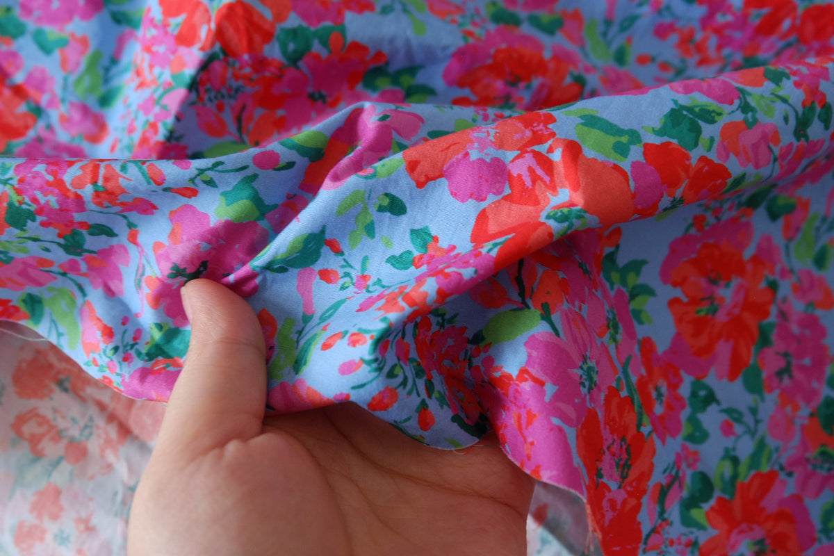Vivid Garden High-Density Cotton Poplin – 2.1 yd
