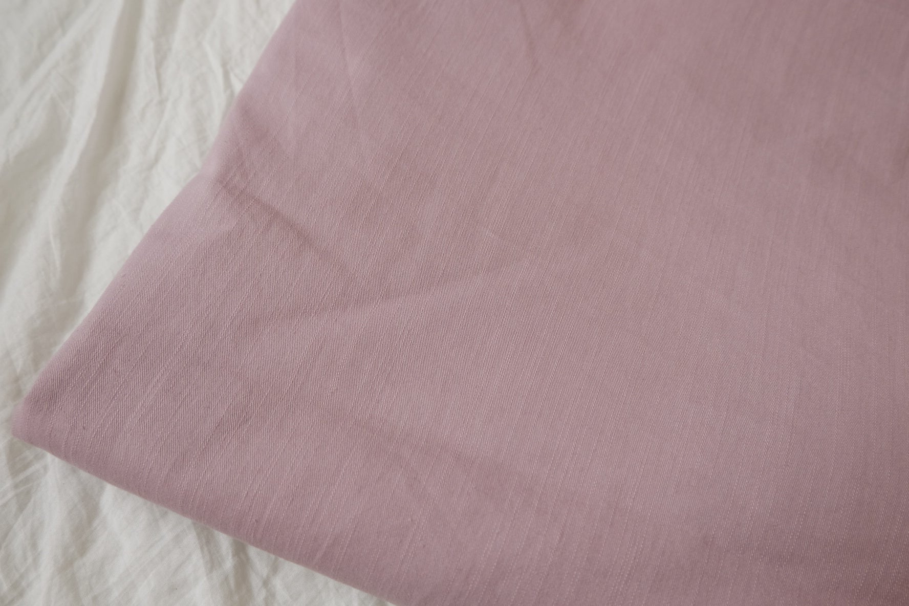 Soft Slub Denim in Pale Gray Lavender, 1.64 Yards