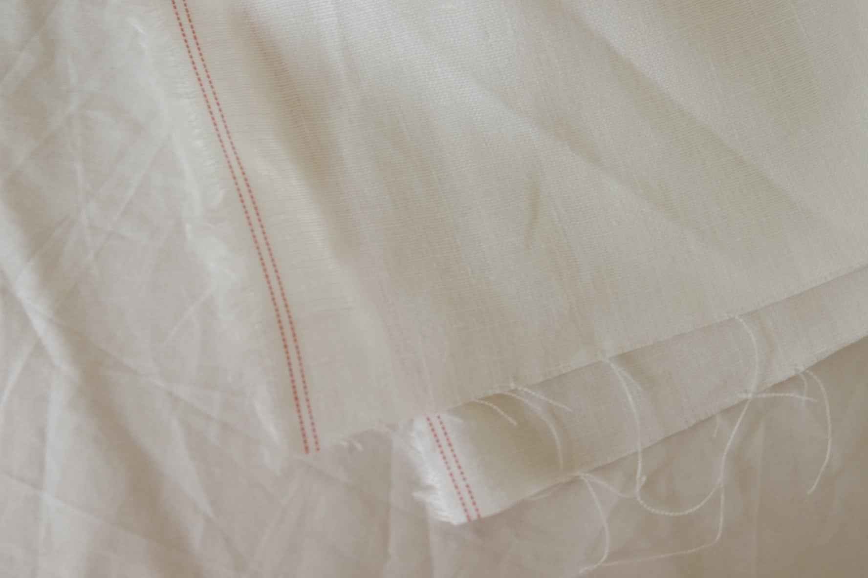 Natural White 17s Pure Linen Fabric – 1.6 yd
