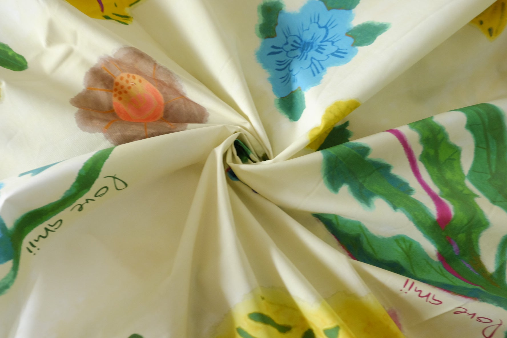Whimsical Botanical High-Density Cotton Poplin – 2.19 yd