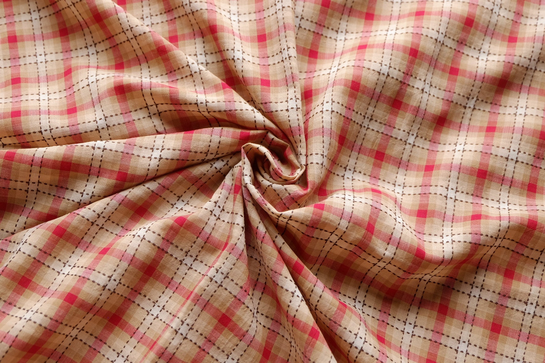 Vintage Woven Plaid Yarn-Dyed Cotton – 2.2 yd