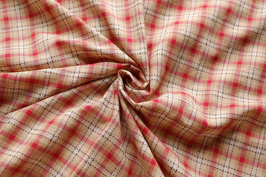 Vintage Woven Plaid Yarn-Dyed Cotton – 2.2 yd