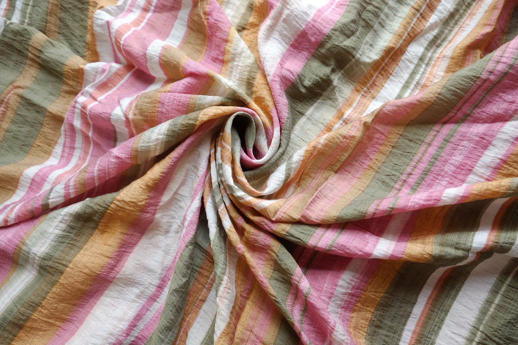Soft Retro Stripe Tencel Cotton – 3.3 yd