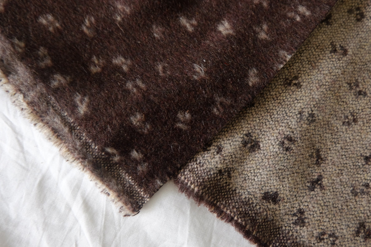 Woodland Ditsy – Reversible Wool Blend Jacquard Fabric | 1.6 yards