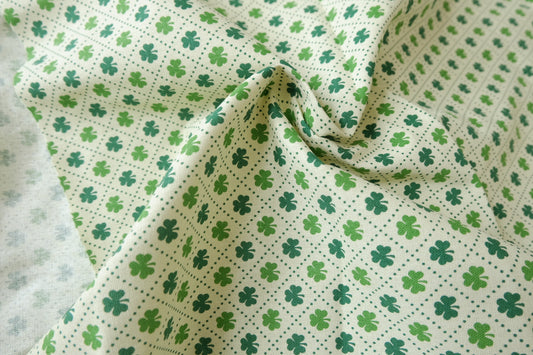 Green Clover Heavy Cotton Linen, 2 Yards