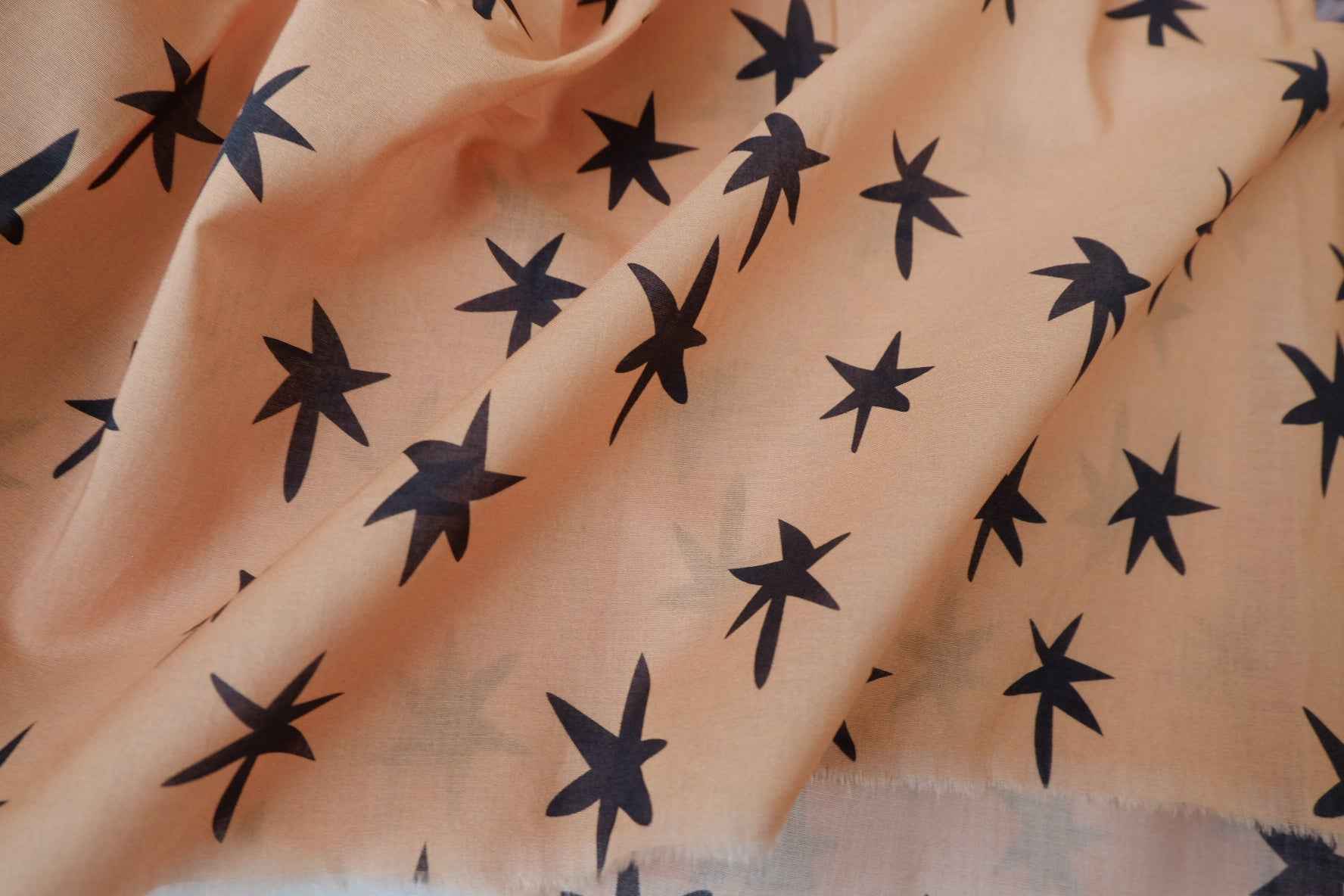 Star Print Lightweight Cotton Fabric - 2.19 yd