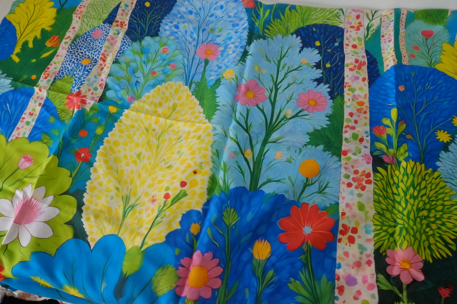 Enchanted Forest Panel Print Tencel Ramie – 2.2 yd