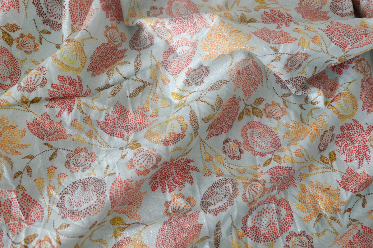 Shimmer Floral Cotton Lawn — 2.08 yd