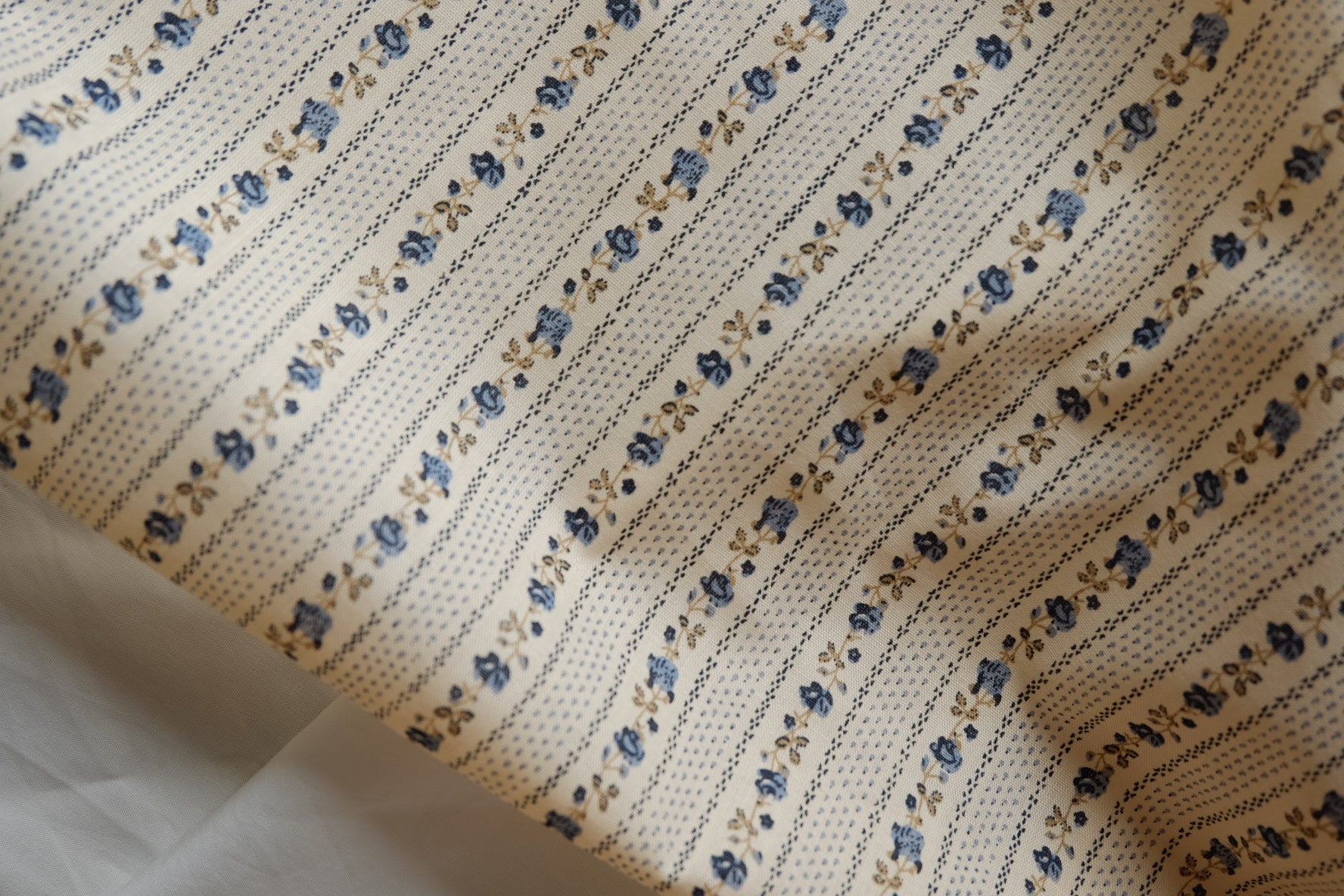 Blue Rose Stripe 60s Cotton Poplin – 3.3 yd
