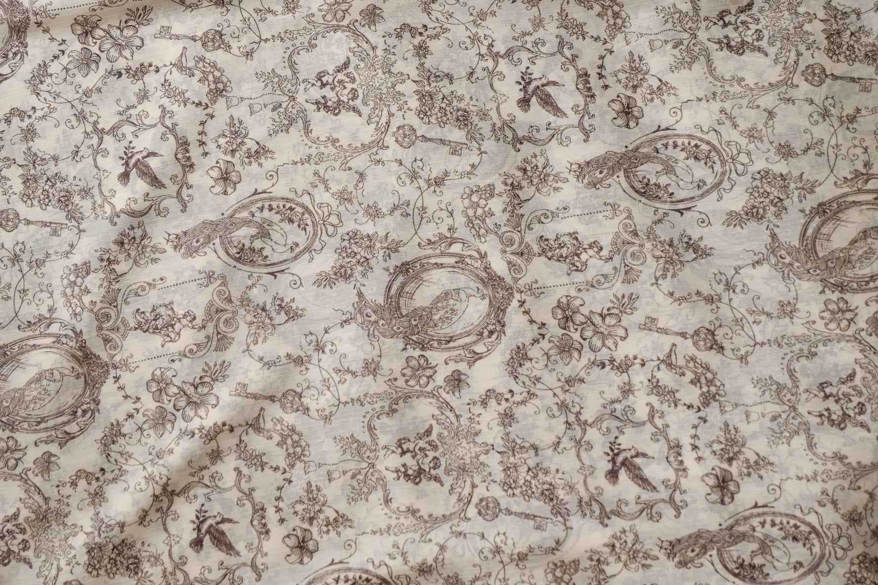 Shimmering Toile Tencel Nylon Fabric, Sheer Lightweight Dress Weight, 3.28 Yards