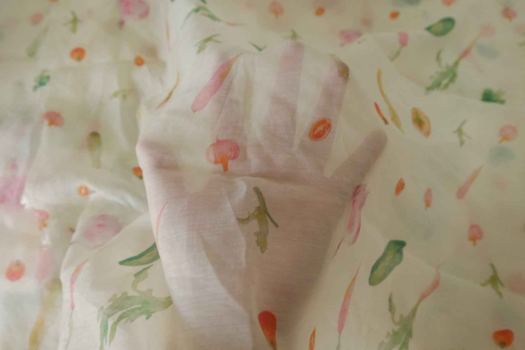 Watercolor Garden Sheer Tencel – 3.3 yd