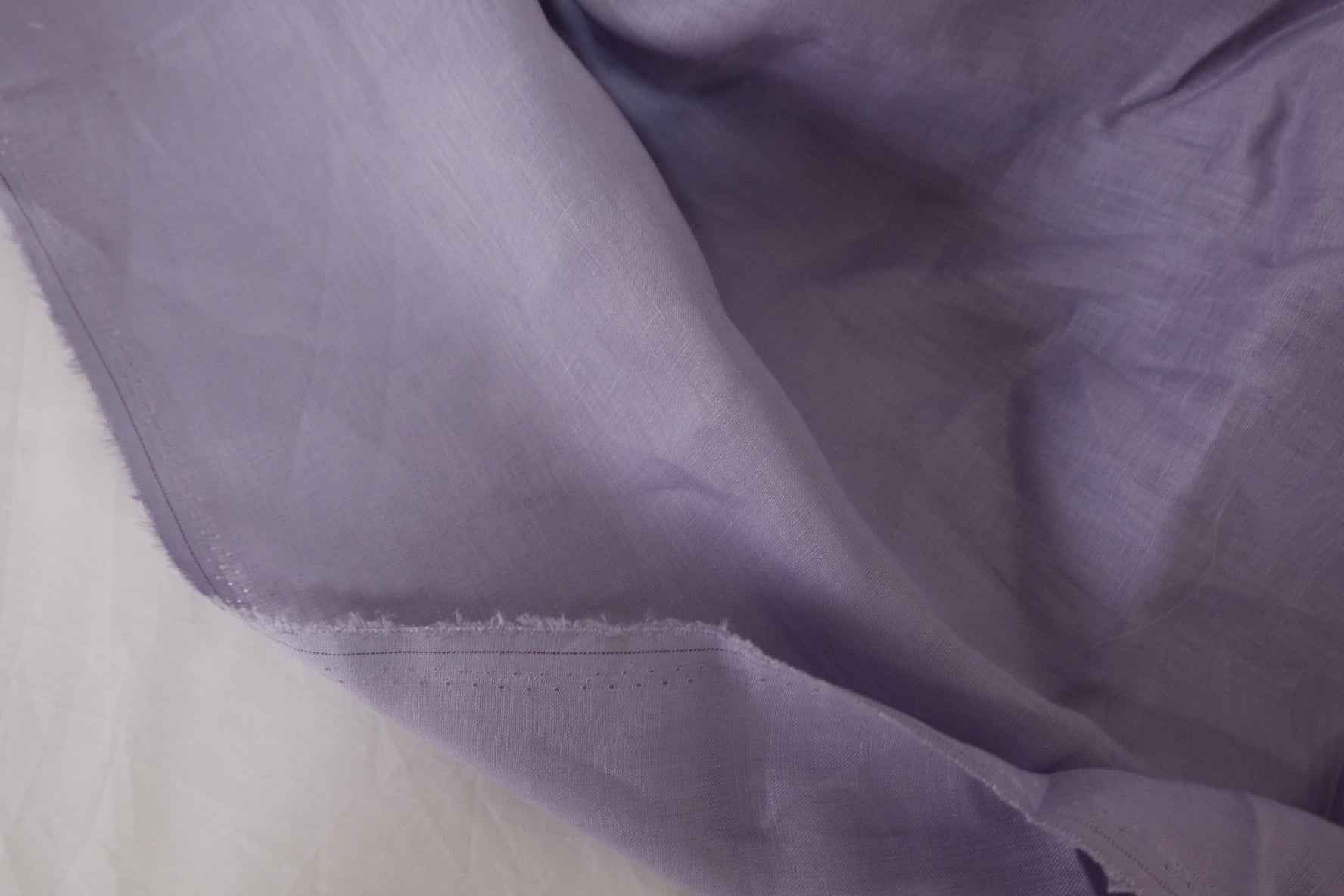 Dusty Lavender Pure Linen Fabric – 1.6 yd