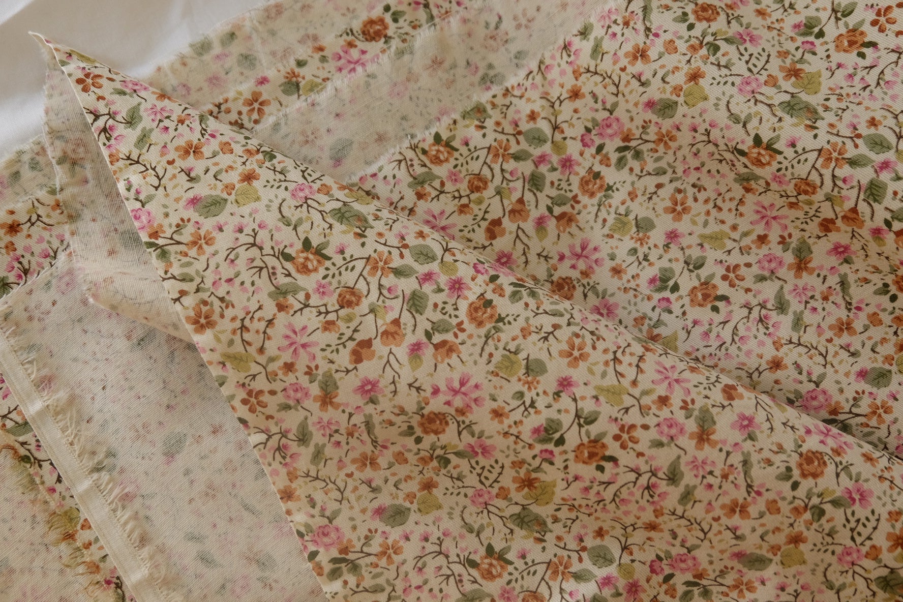 Vintage Ditsy Floral Cotton Twill – 2.2 yd