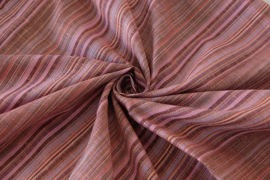 Berry Multi-Stripe Linen Cotton – 2.2 yd