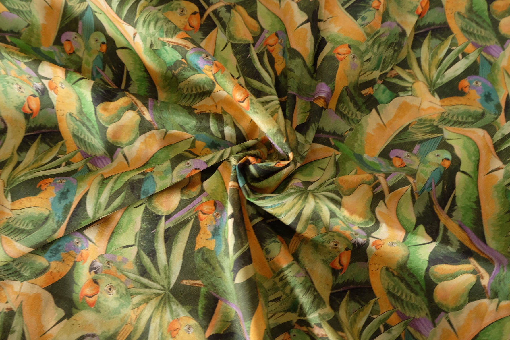 Farm Rio Tropical Parrot Cotton Lawn – 2.19 yd