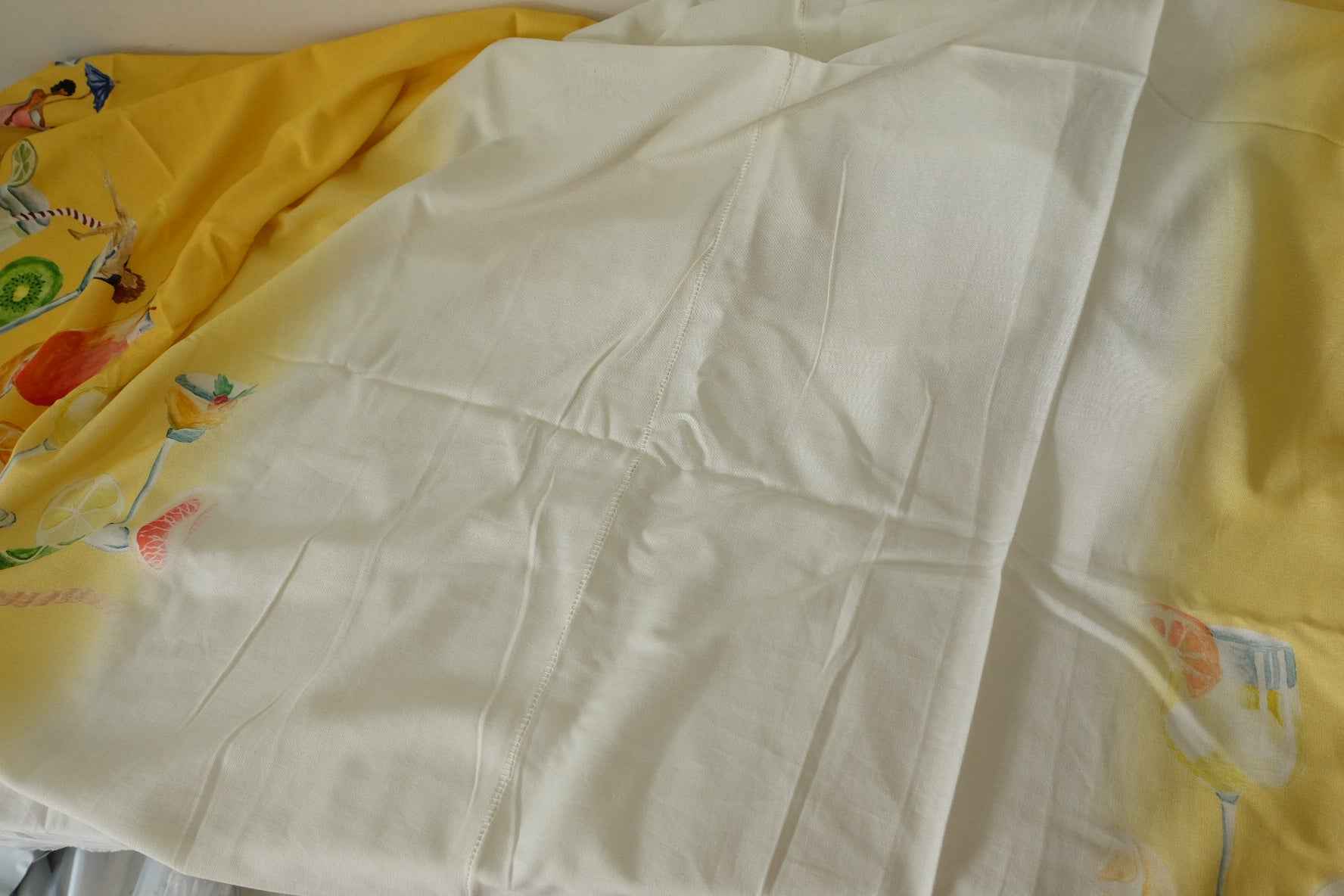 Farm Rio Deadstock Border Print Linen-Cotton Fabric – 2 yd Effective Print