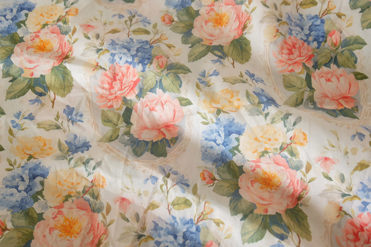 English Rose Garden Cotton Lawn – 1.3 yd