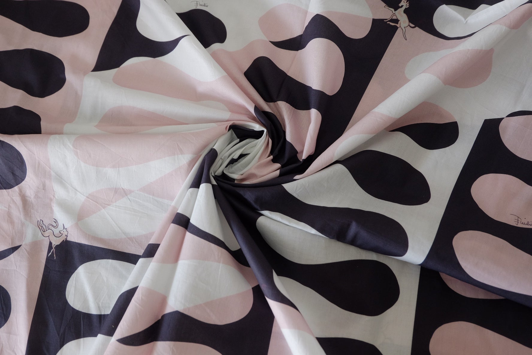 Blush Abstract Cotton Lawn – 1.1 yd