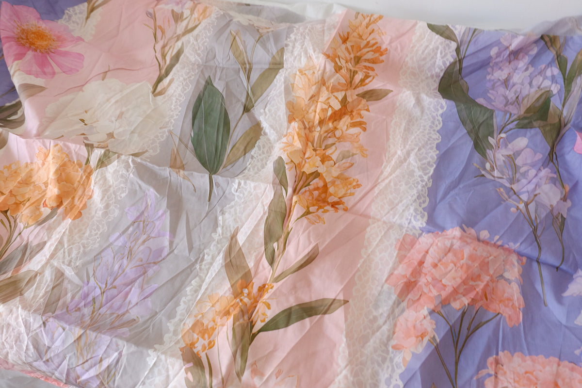 Lavender Lace Garden Cotton Lawn – 3.28 yd