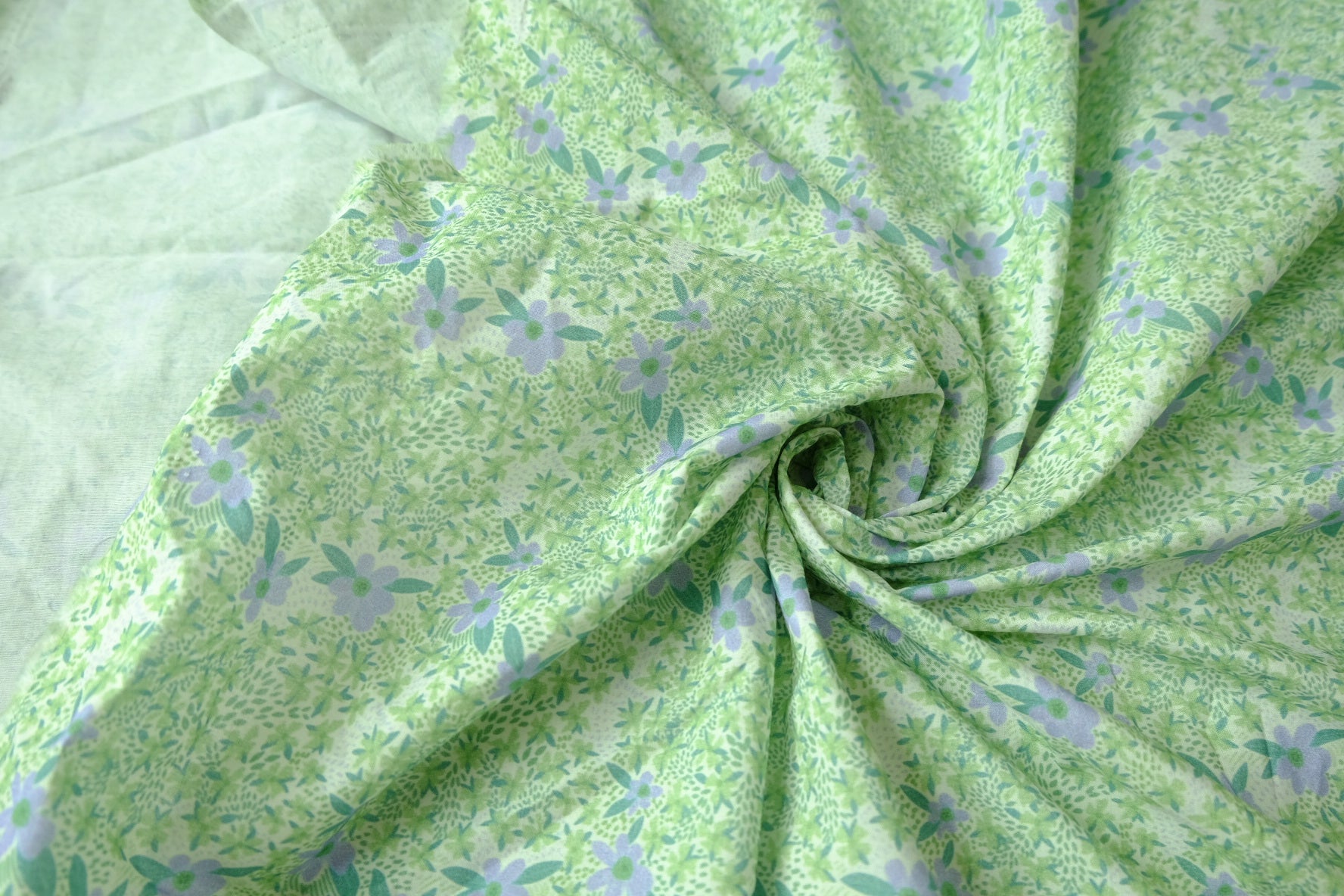 Pastel Meadow Floral Cotton Poplin, 1.84 Yards