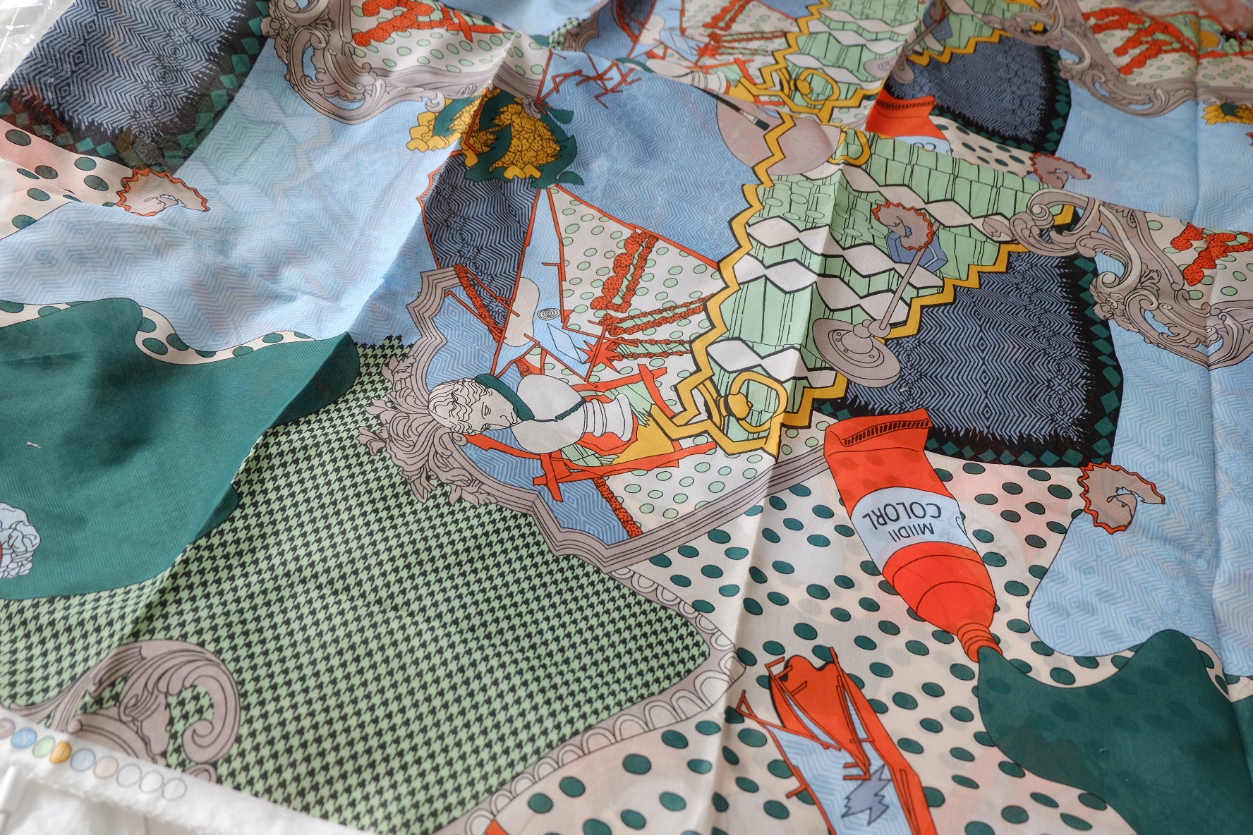 Designer Patchwork Print 80s Cotton Poplin Fabric 2.2 Yards