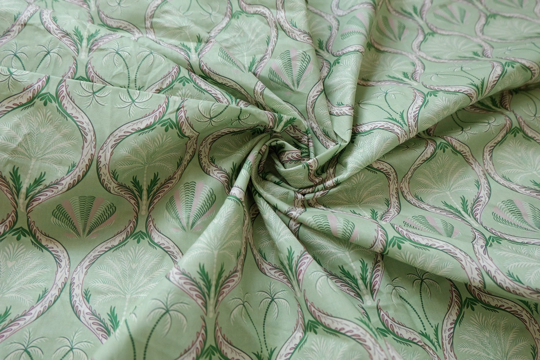 Green Palm Fine Cotton Lawn — 1.2 yd